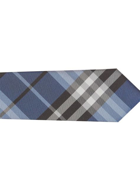 burberry classic cut vintage check silk ti